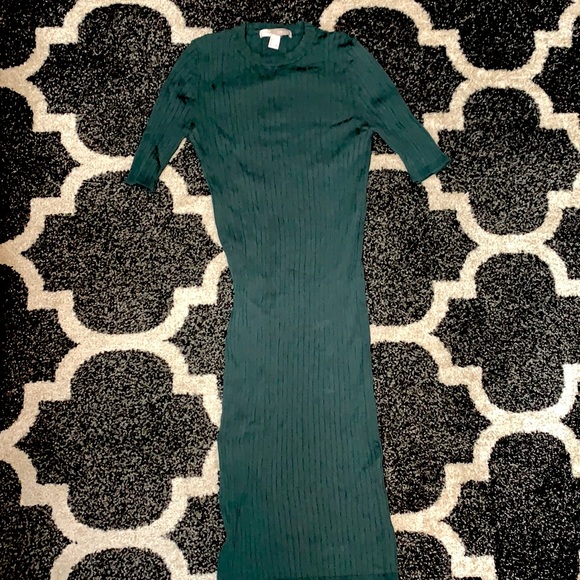 forest green dress forever 21 Forever 21 | Dresses | Forever 2 Contemporary Velour Mini Dress W Sleeves Dark Green Sz Large